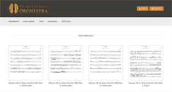 Desktop Screenshot of playalongorchestra.com